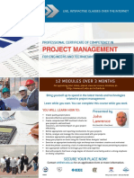 Project Management Certificate Live Online Course