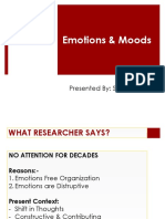 Emotions & Moods: Presented By: Srijana Kapali