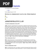 Administrative Law