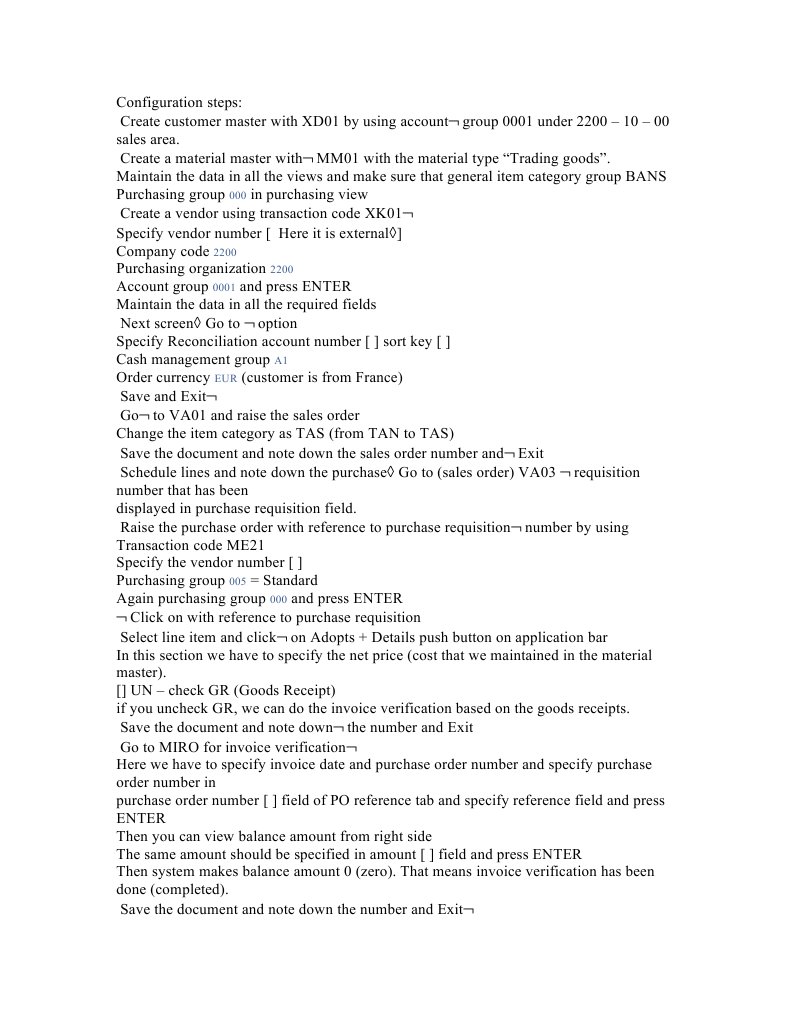 Configuration Steps Third Party | PDF | Receipt | Invoice