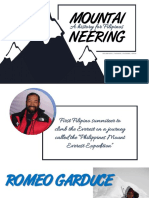 Mountaineering: A History For Filipinos