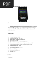 Download Power Timer Switch - Manual by shyamindia3803 SN39226767 doc pdf