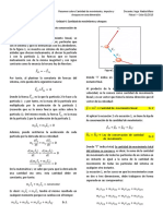 Cantidad de Movimiento y Choques PDF