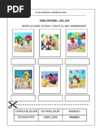 Atividades Para Segunda Quinzena de Outubro