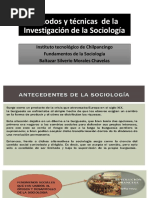 Métodos y Técnicas de La Investigación de La Sociología 