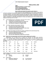 AFCAT Model Question Paper-III
