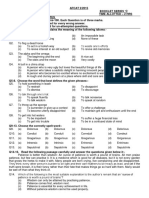 AFCAT Commissioned Officers Previous Paper 2015(Series C) Download PDF