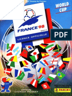 Álbum Copa Del Mundo Francia 98