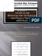 Técnicas de modulación en señales digitales