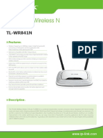 TL-WR841N V8 Datasheet