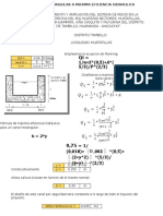 Diseño de canal rectangular para máxima eficiencia hidráulica