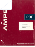 3310029-01 AMPEX DDX900B Tester Maintenance Manual