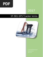 ST-901 GSM/GPS /GPRS Tracker Egység Általános Ismertetője És Programozása