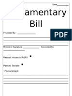 Parliamentary Bill