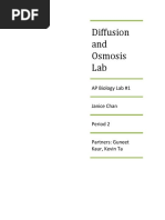 Download AP Biology Lab 4 - Diffusion and Osmosis by jcadf SN39228926 doc pdf