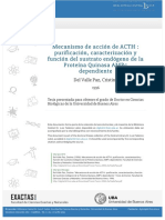 Tesis de ACTH, Receptores y Bioquímica