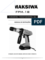 Parafusadeira Maksiwa Manual Fpm18 BR