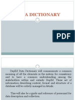 Jhs Data Dictionary