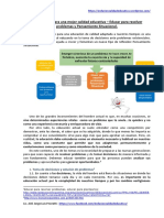 Perspectivas para Una Mejor Calidad Educativa - 9. Educar para Resolver Problemas y Pensamiento Situacional