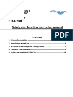 Inverter FR-D700: Safety Stop Function Instruction Manual