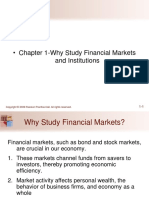 Chapter 1 - Introduction - Why Study Financial Markets and Institutions