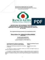 Informe Anual BAZ 2011 PDF