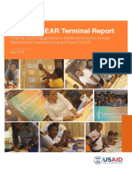 Project CLEAR Terminal Report