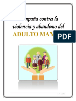 Campaña contra abandono y violencia del adulto mayor