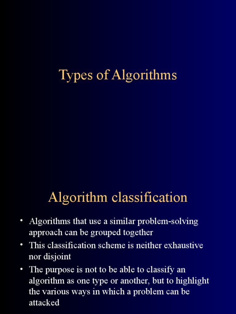 35 Algorithm Types | PDF