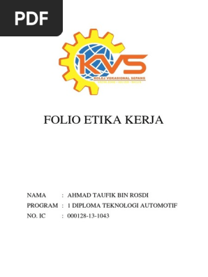 Folio Etika Kerja