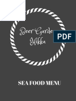 Beer Garden Hikka: Sea Food Menu