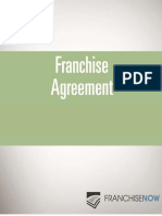 Sample Franchise Agreement FranchiseNow