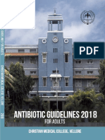 Antibiotic Guidelines for Adults 2018