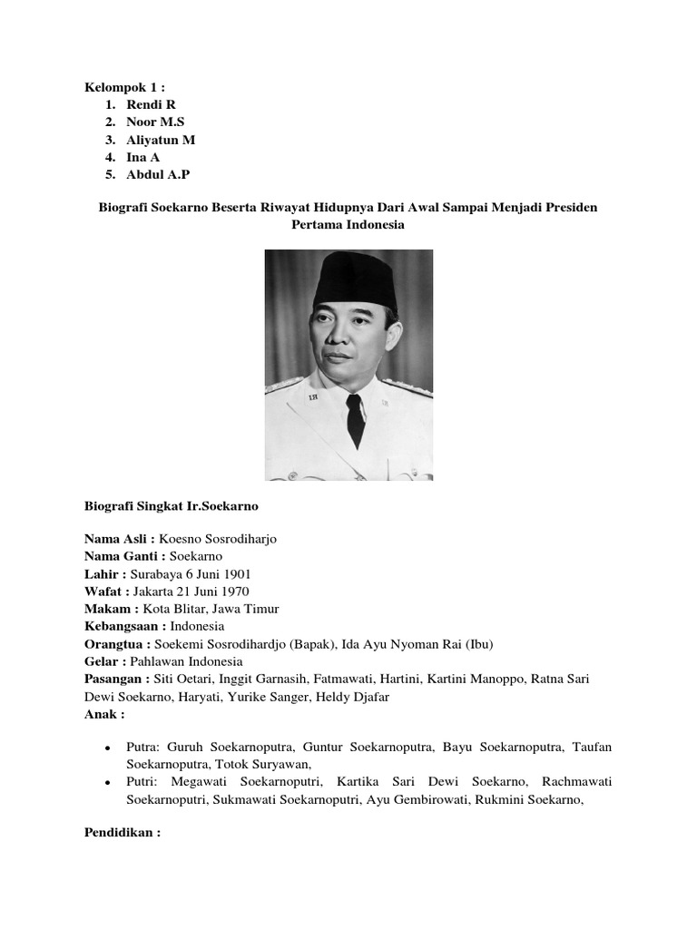 Biografi Presiden 1 7