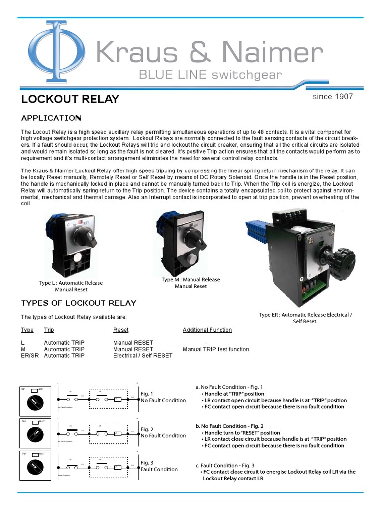 Lock - Out Relay PDF | PDF | Relay | Electromagnetism