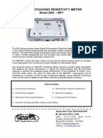 Resistivity Meter Model SSR Mp1