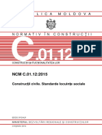 NCM-C.01.12-2015 Construcţii Civile. Standarde Locuinţe Sociale