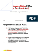 Pengertian dan Siklus PDCA (Plan, Do, Check, Act