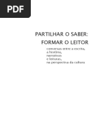 Partilhar o Saber; Formar o Leitor.pdf