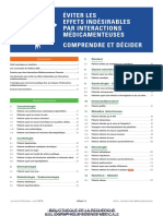 L'édition 2018 de "Éviter Les Effets Indésirables Par Interactions Médicamenteuses