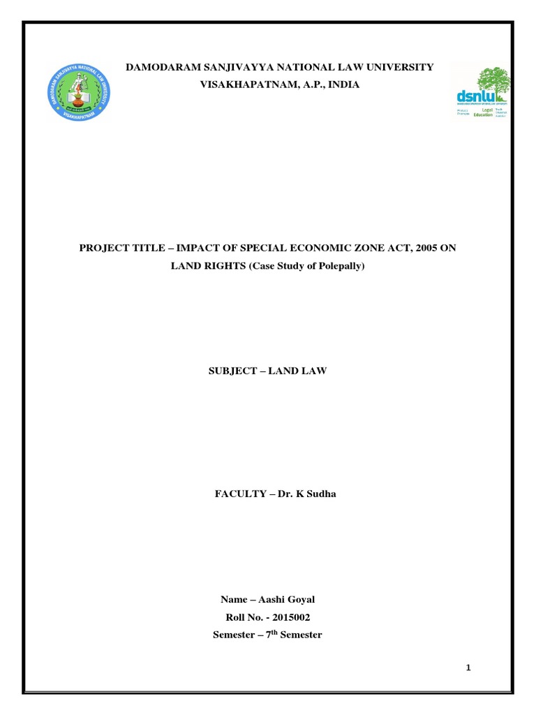 Land Law Project PDF Eminent Domain Mergers And Acquisitions