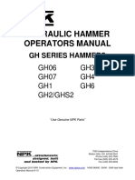 NPK Hydraulic Hammer Operators Manual
