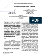 The Research and Design of Data Integration System For Urbanization