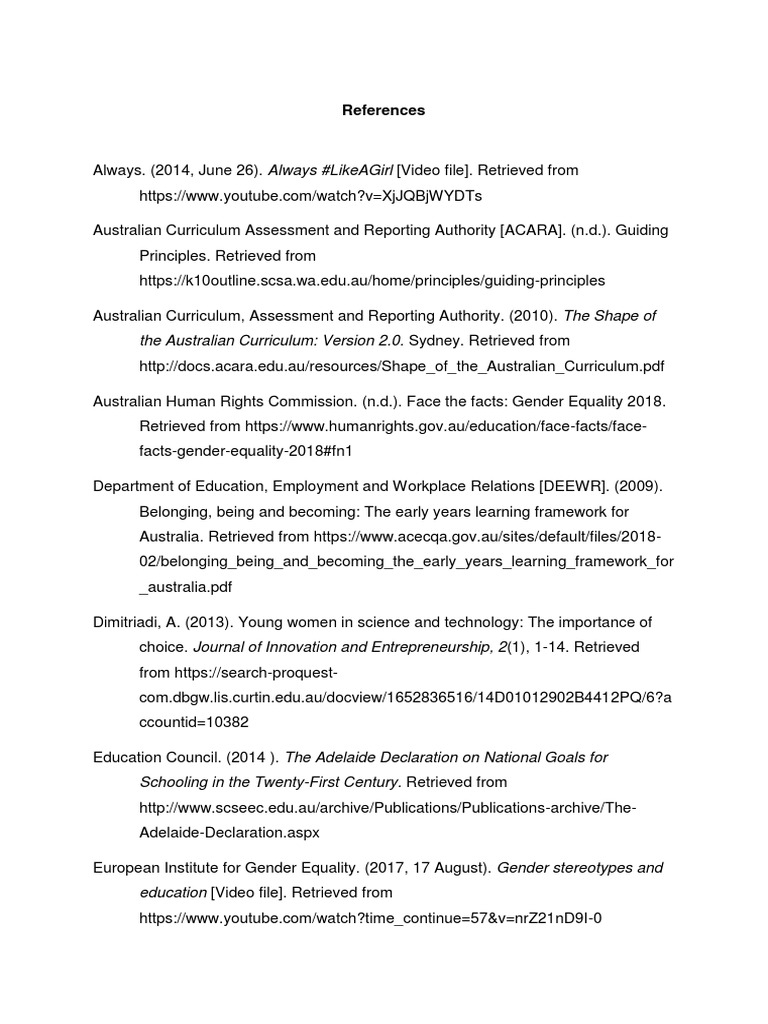 The Australian Curriculum: Version 2.0. Sydney. Retrieved From | PDF ...