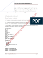 C Interview Questions and Answers123 PDF