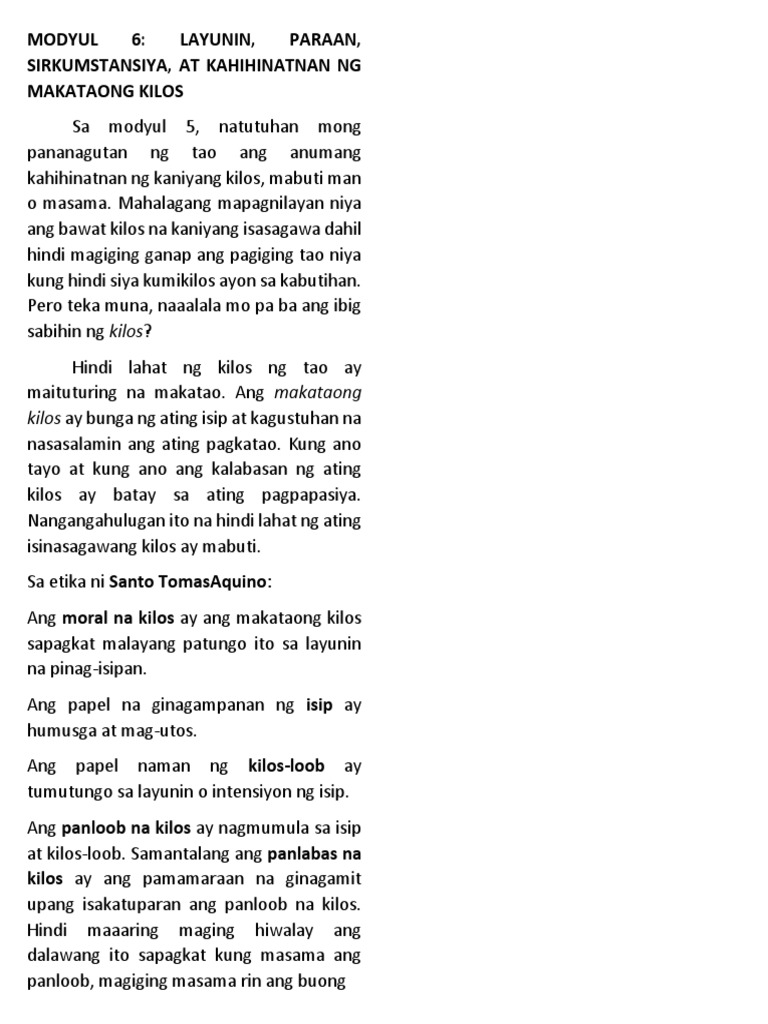 Esp 10 Modyul 6 Lecture Pdf