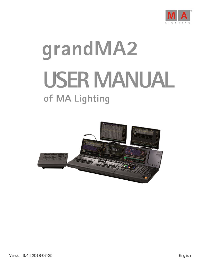 MA GrandMA2 Manual v3.4 2018-07-25 en - Copy | Computer Keyboard