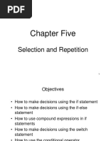 Chapter 05 Selection and Repetition in C#