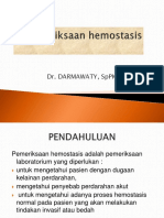 Pemeriksaan Hemostasis