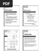 System Concept in Hydrology